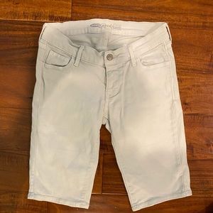 Old Navy White Bermuda Shorts